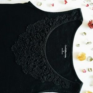 Pretty Black Tank Top